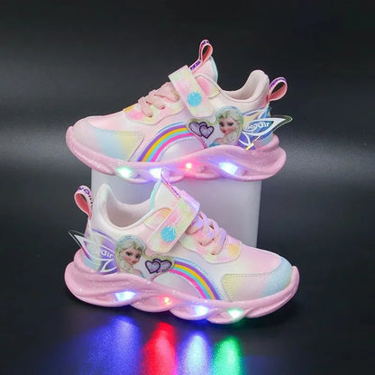 Nosso "Royal Glow" Elsa Light-Up Sneakers