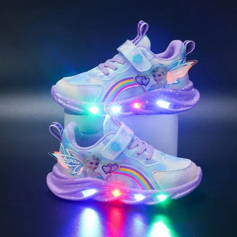 Nosso "Royal Glow" Elsa Light-Up Sneakers