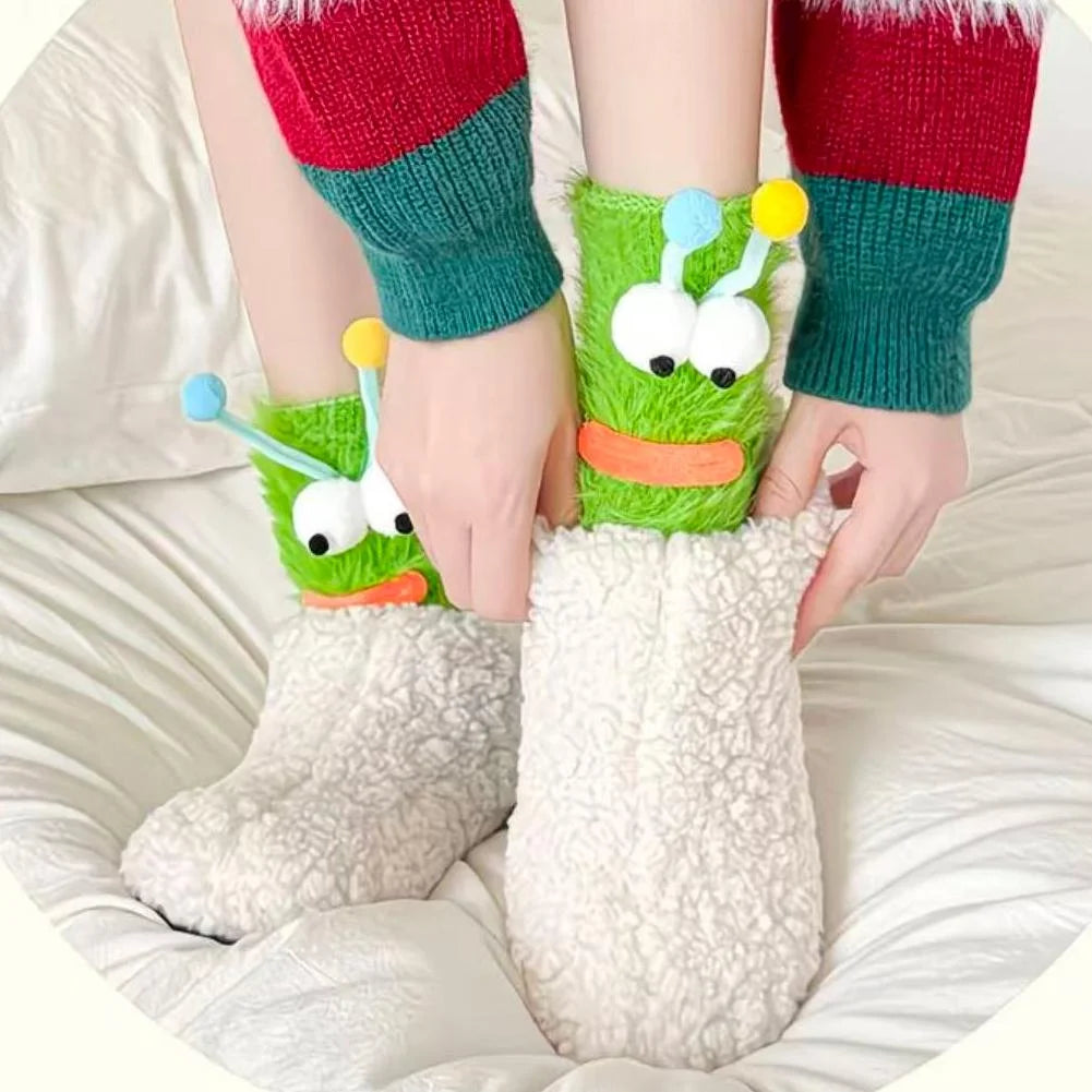 Nosso "Googly Eye" Fleece Socks