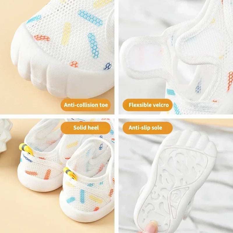 Nosso "Air-Step" Breathable First Walkers