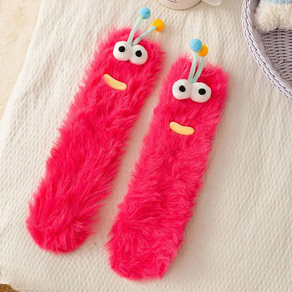 Nosso "Googly Eye" Fleece Socks