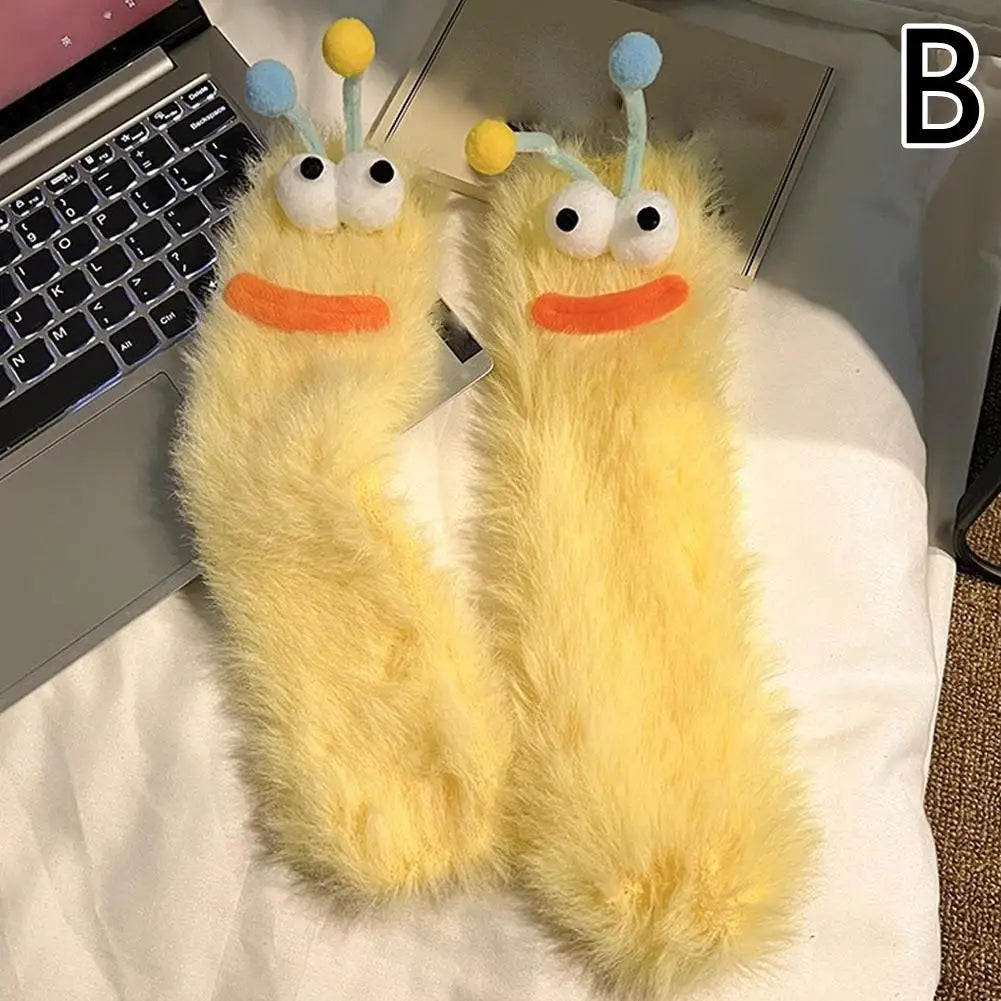 Nosso "Googly Eye" Fleece Socks