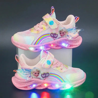 Nosso "Royal Glow" Elsa Light-Up Sneakers