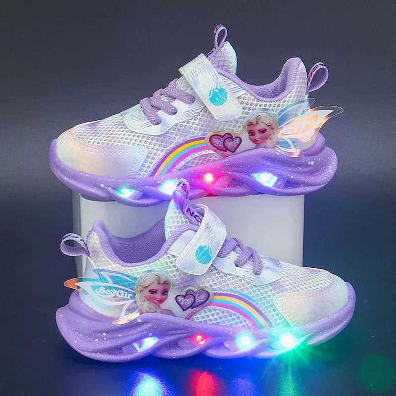Nosso "Royal Glow" Elsa Light-Up Sneakers