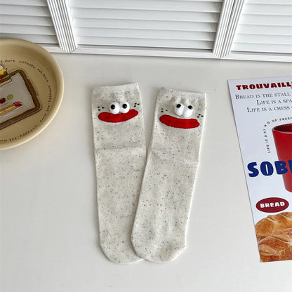Nosso "Peek-a-Boo" Expression Socks (1-Pair Set)