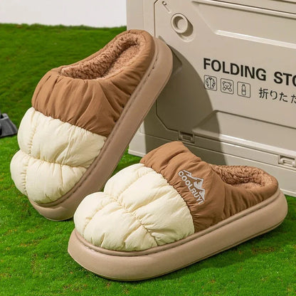 Nosso "Puff-Tech" Waterproof Down Slides