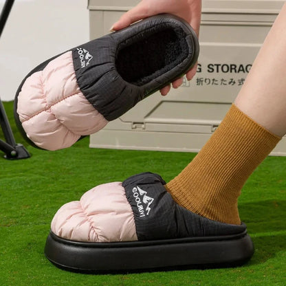 Nosso "Puff-Tech" Waterproof Down Slides