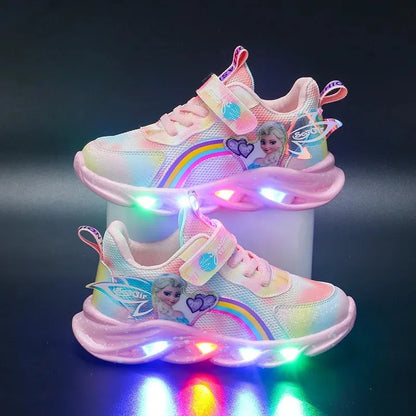 Nosso "Royal Glow" Elsa Light-Up Sneakers