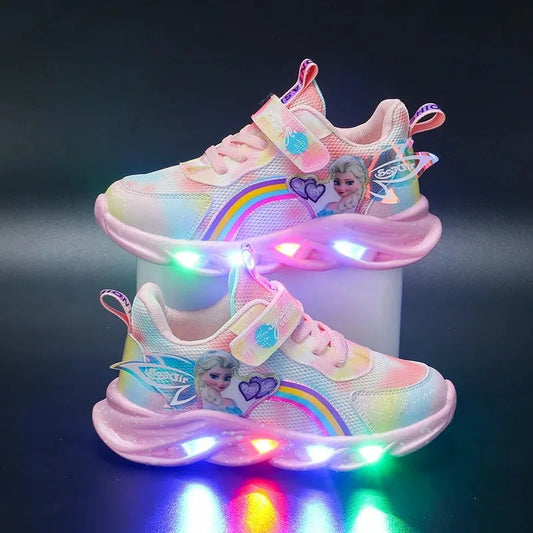 Nosso "Royal Glow" Elsa Light-Up Sneakers
