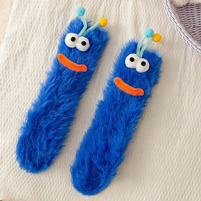 Nosso "Googly Eye" Fleece Socks